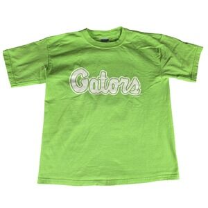 Florida Gators Shirt Lime Green Metropolis Graphics Youth L Fits Women's XS/S